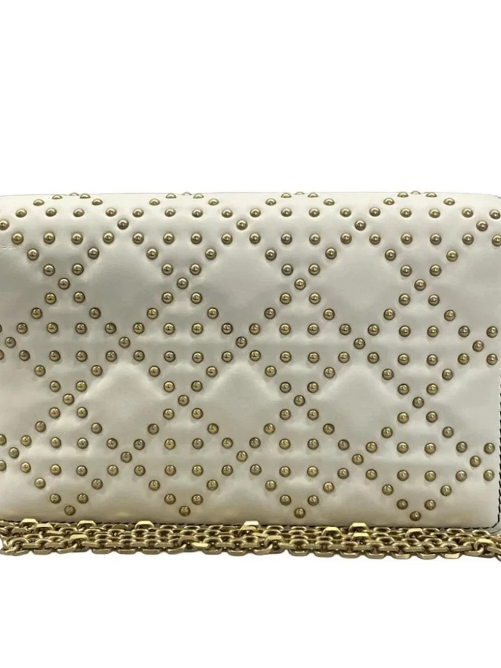 DIOR/ChristianDior White Leather Other Style Wallet